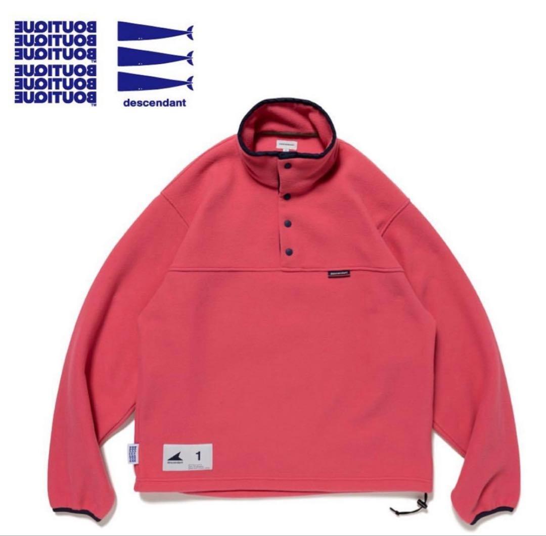 トップス DESCENDANT BOUTIQUE FLEECE PULLOVER PINK