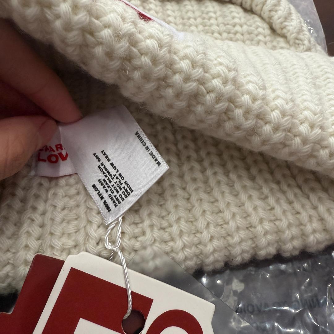 Charles Jeffrey LOVERBOY ニット帽 クリーム【男女兼用】