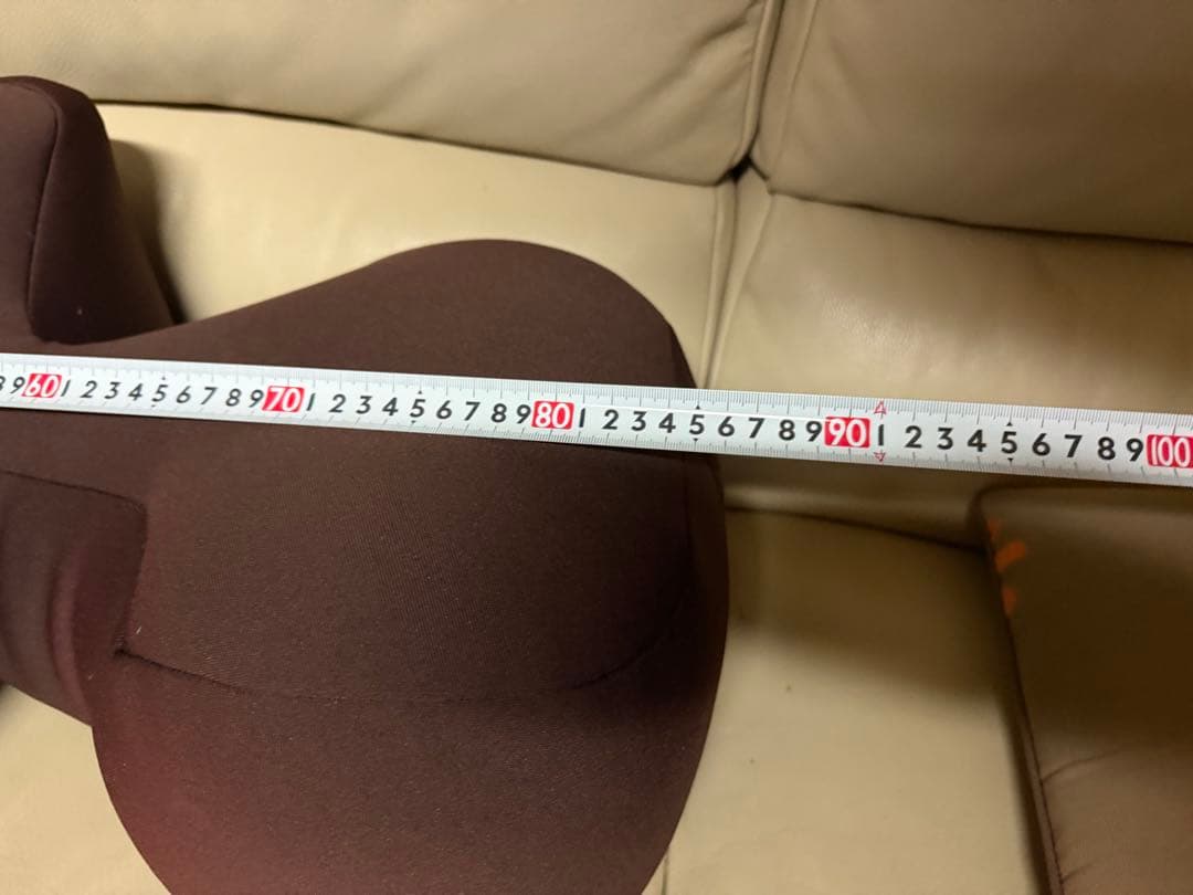 リラクッション DL ブラウン 約100cm x 70cm x 20cm