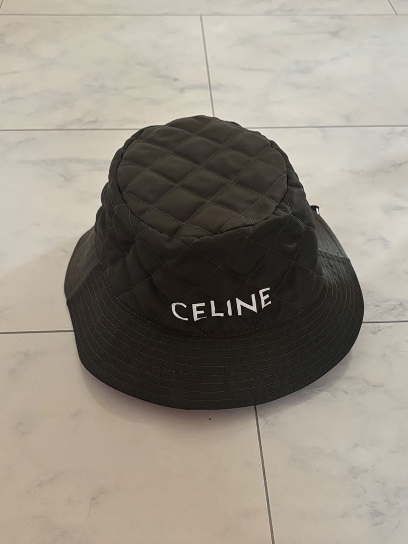 CELINE キルティング バケットハット M