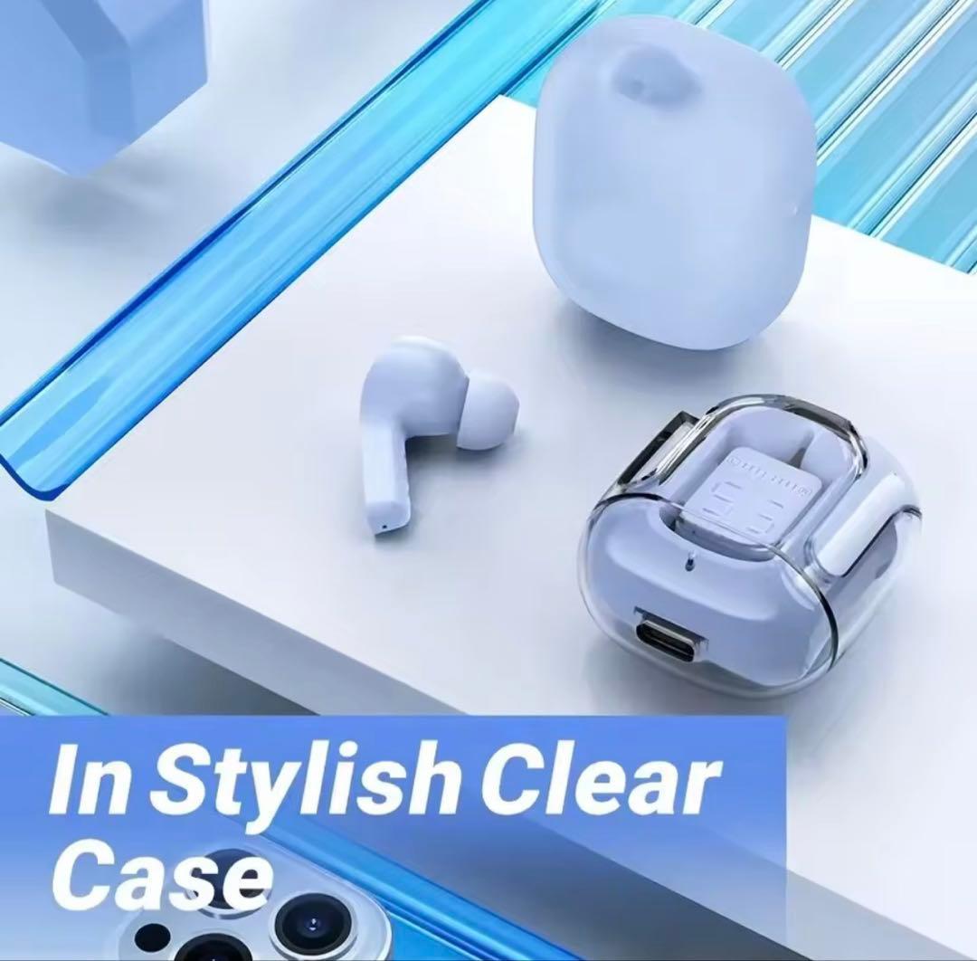 ★11個セット【新品未使用】T2ワイヤレスBluetoothイヤホン　透明ブルー