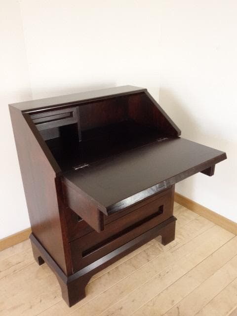 民芸家具　ライティングビューロー引出　再塗装済　ＵＳＥＤ