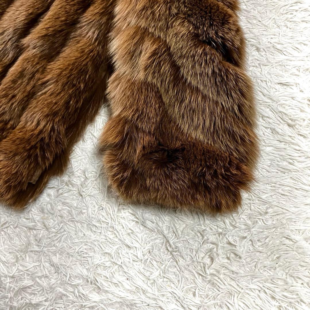 ✨セントピさん専用✨SAGA FOX 最高級フォックスファーコート 銀サガ 刺繍