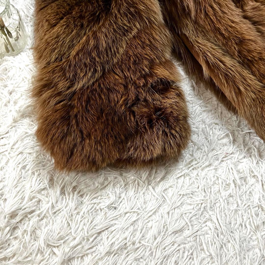 ✨セントピさん専用✨SAGA FOX 最高級フォックスファーコート 銀サガ 刺繍