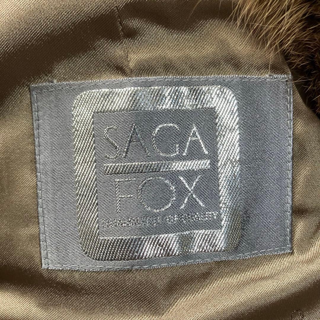 ✨セントピさん専用✨SAGA FOX 最高級フォックスファーコート 銀サガ 刺繍