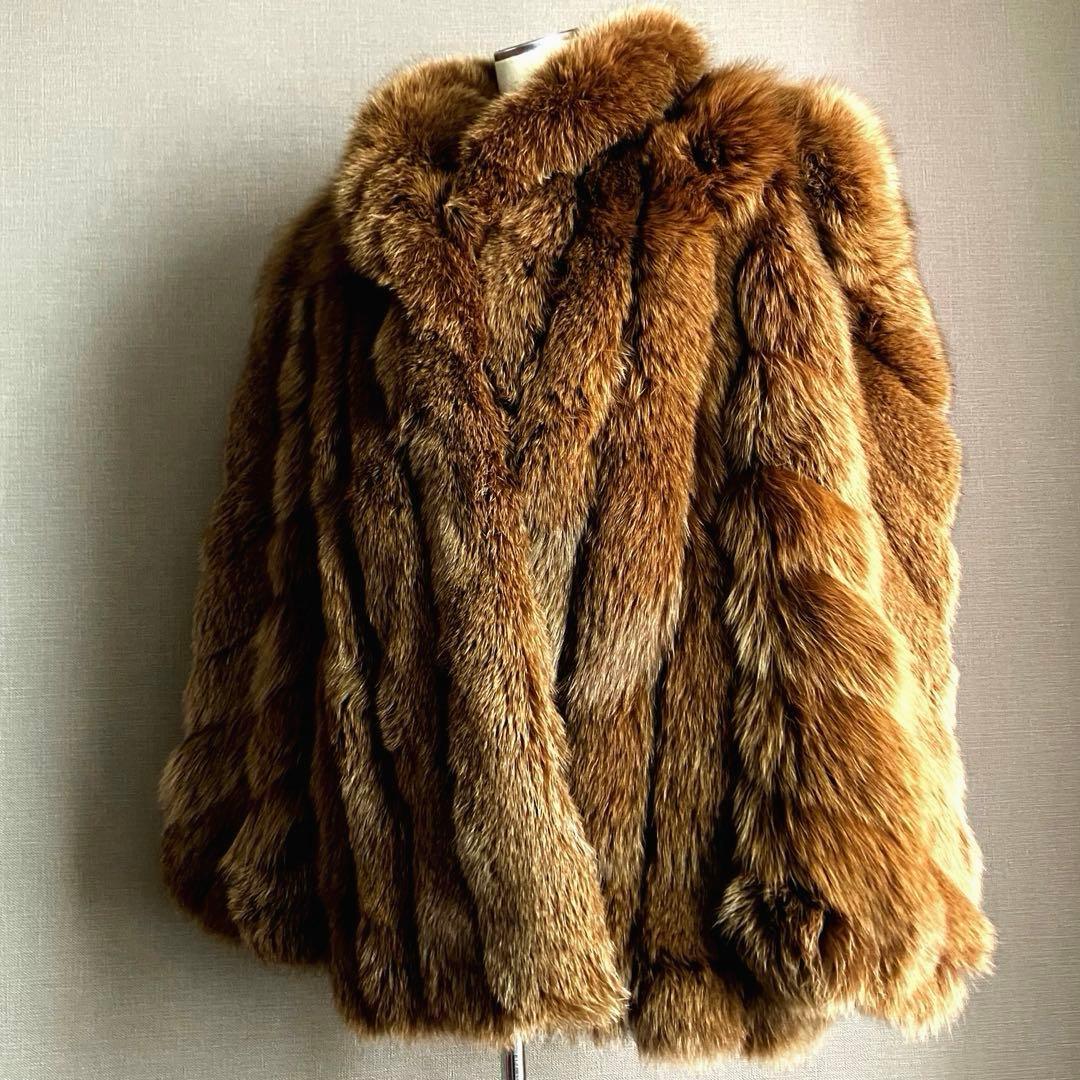 ✨セントピさん専用✨SAGA FOX 最高級フォックスファーコート 銀サガ 刺繍