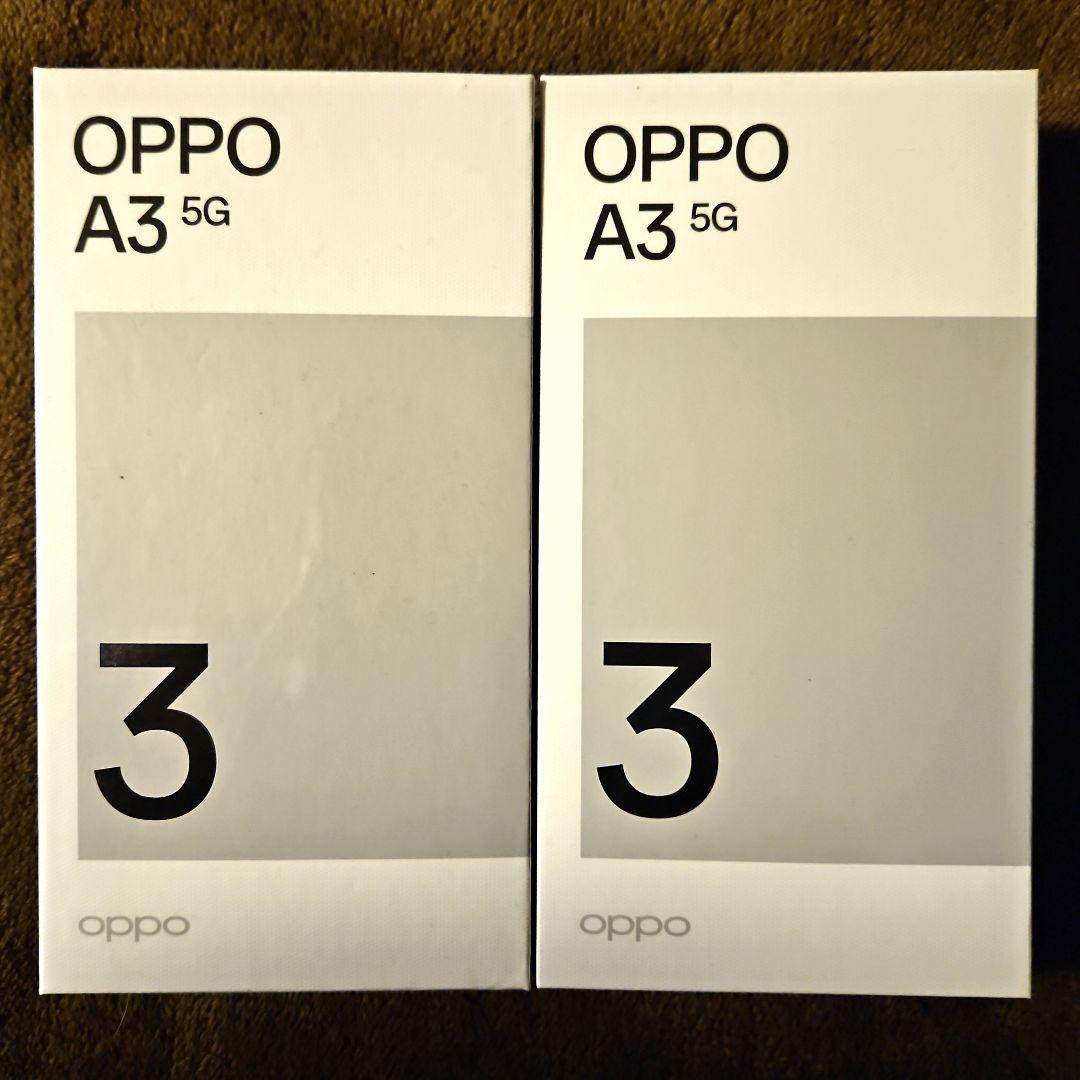 新品未開封OPPO A3 5G パープル SIMフリー