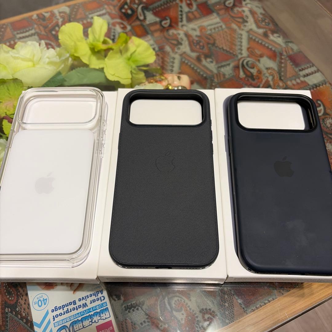 Apple純正　iPhone17pro max ケースセット売り