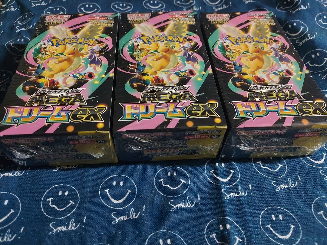 シュリンク付き ポケモンカードMEGA ハイクラスパックドリーム ex　3BOX