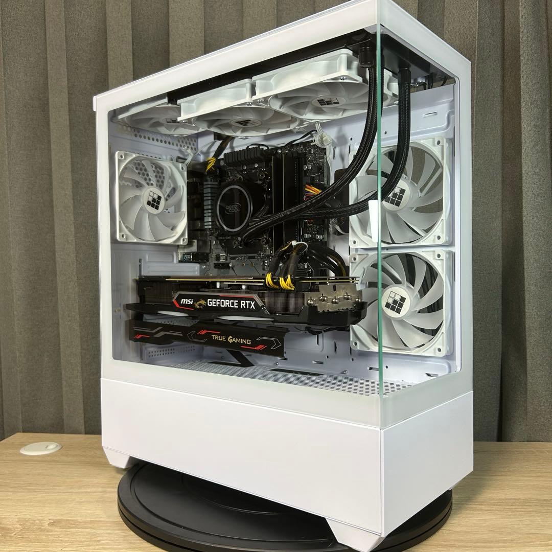 高性能 白 ゲーミングPC RTX2080 Windows11 ワイルズ超快適