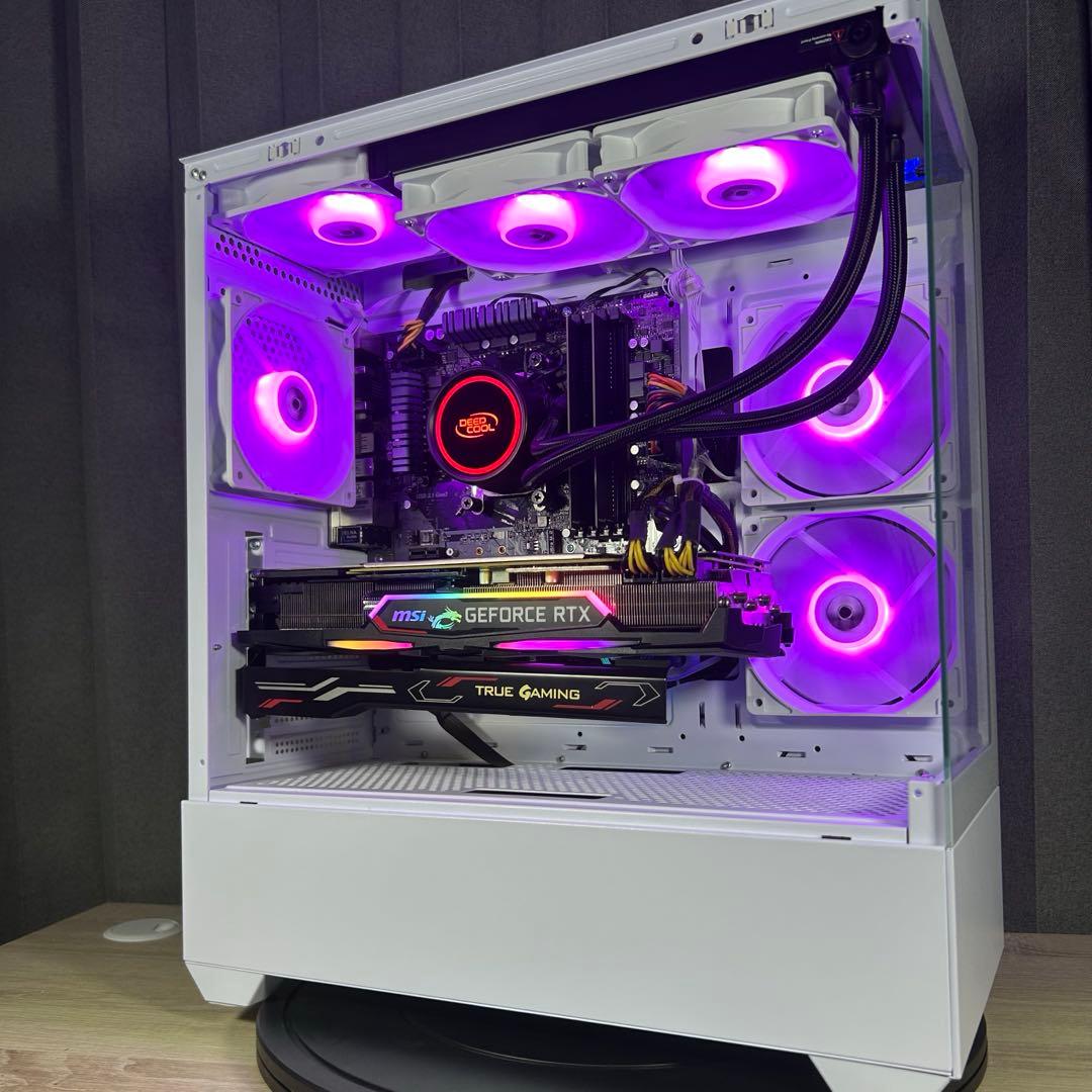 高性能 白 ゲーミングPC RTX2080 Windows11 ワイルズ超快適