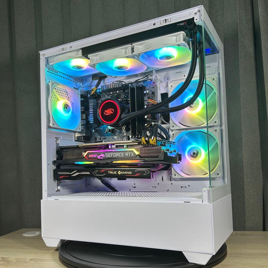 高性能 白 ゲーミングPC RTX2080 Windows11 ワイルズ超快適