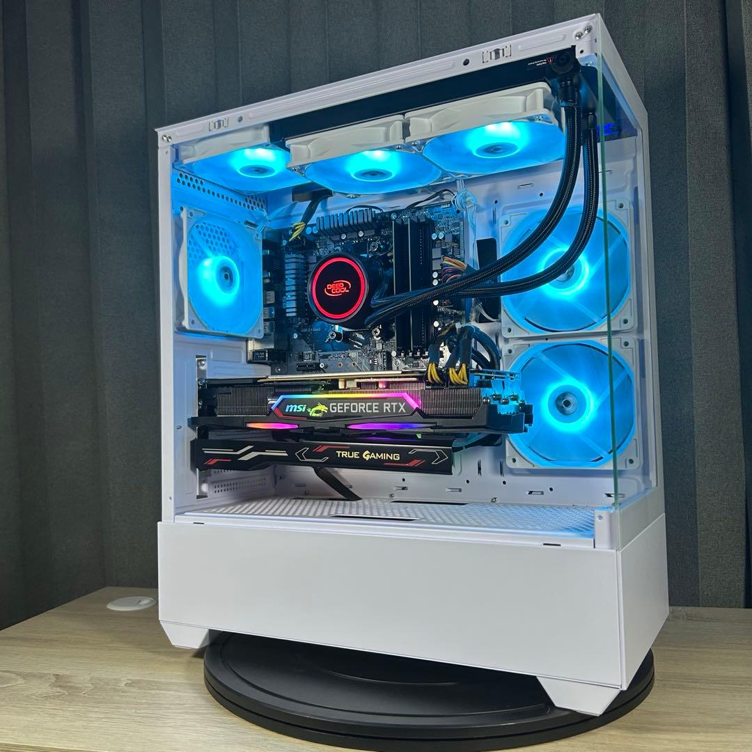 高性能 白 ゲーミングPC RTX2080 Windows11 ワイルズ超快適