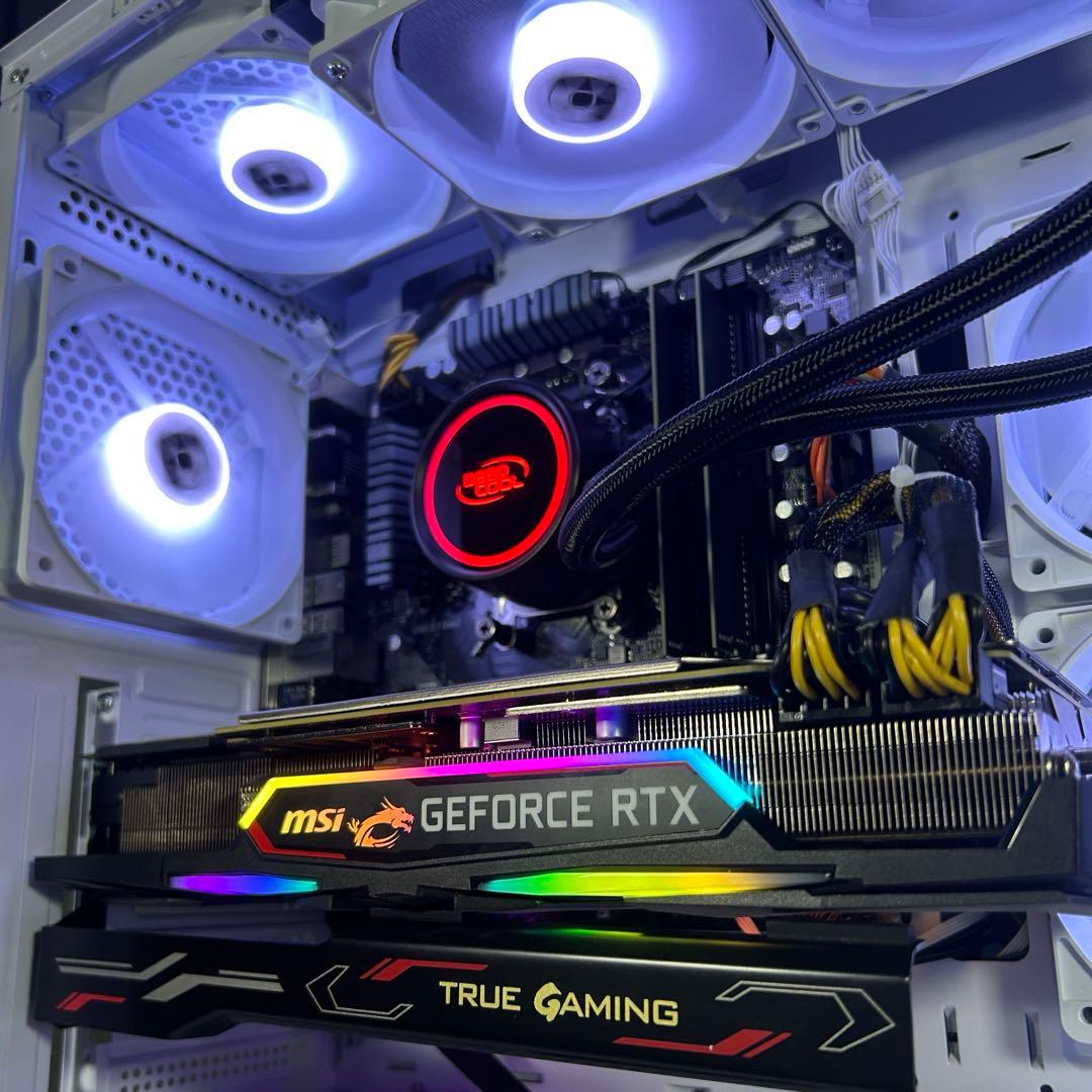 高性能 白 ゲーミングPC RTX2080 Windows11 ワイルズ超快適