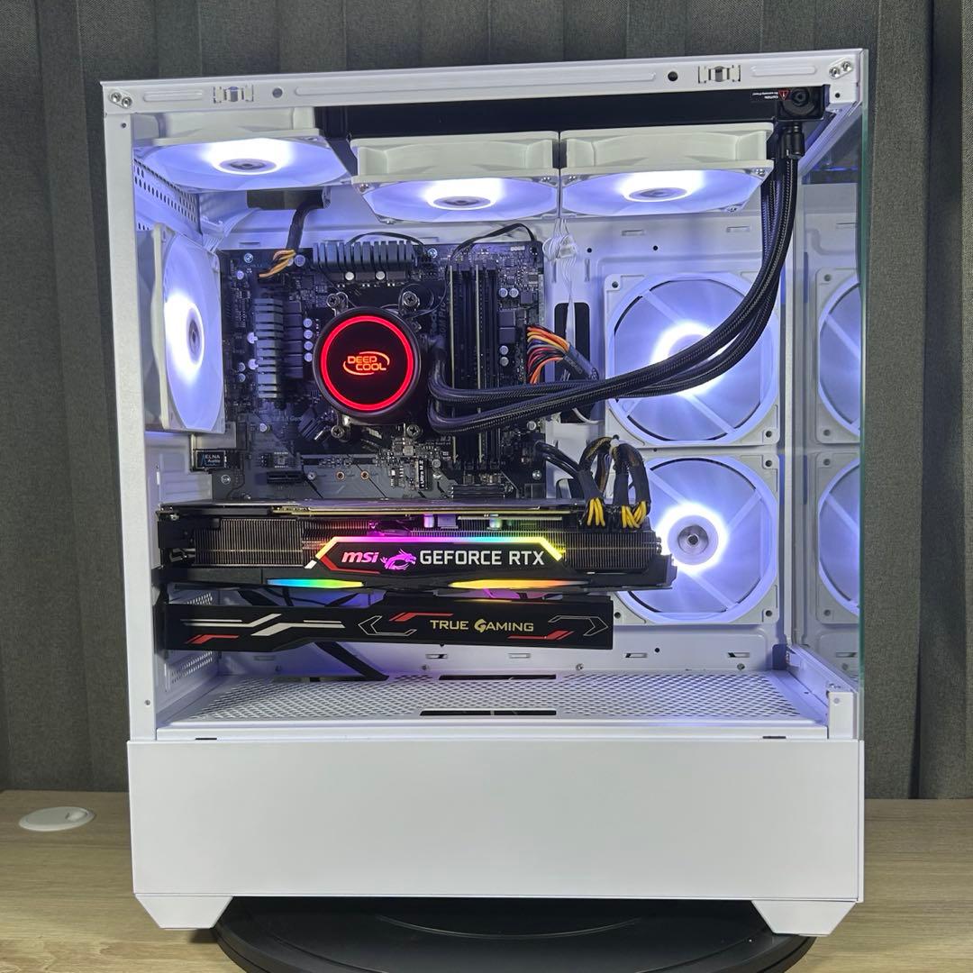 高性能 白 ゲーミングPC RTX2080 Windows11 ワイルズ超快適