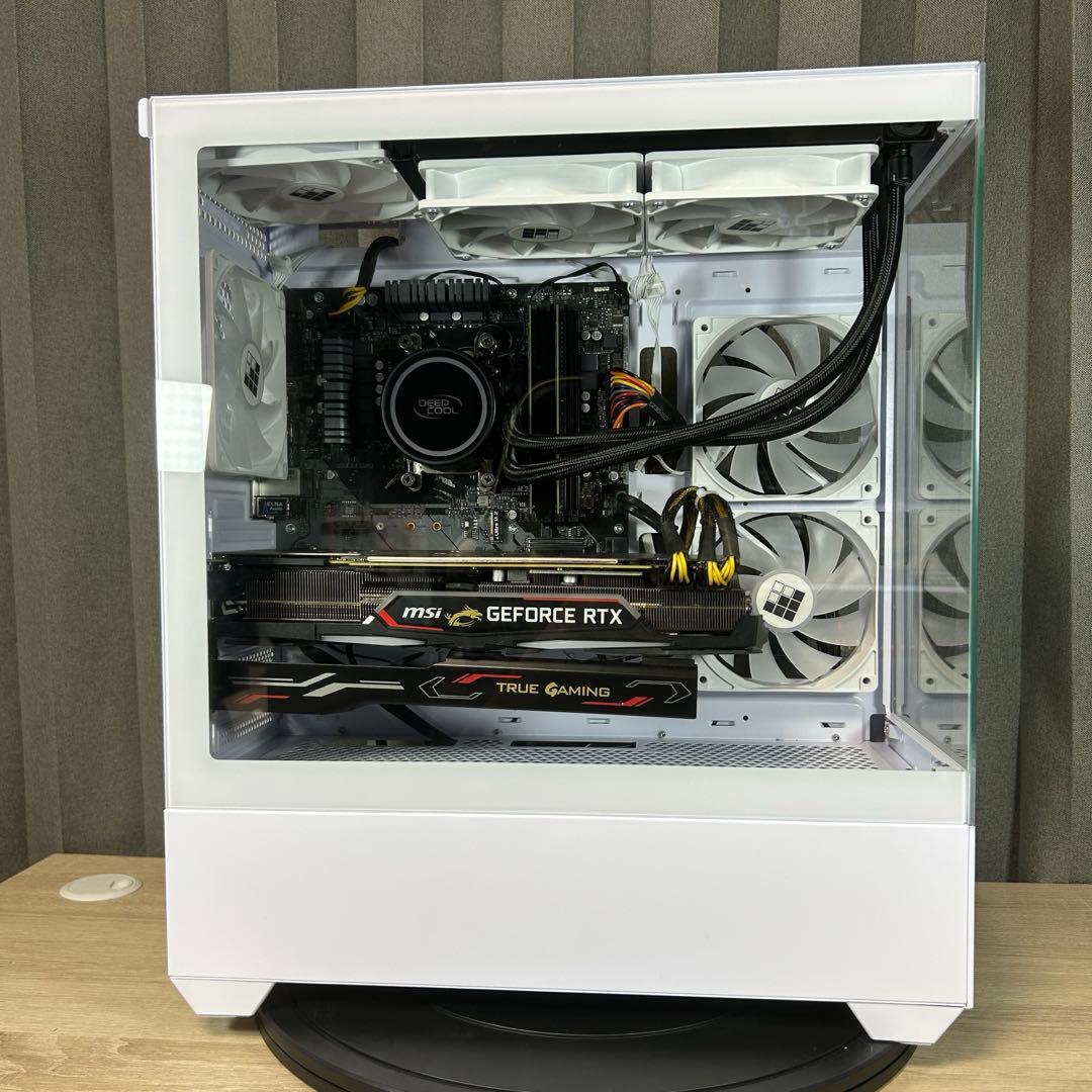 高性能 白 ゲーミングPC RTX2080 Windows11 ワイルズ超快適