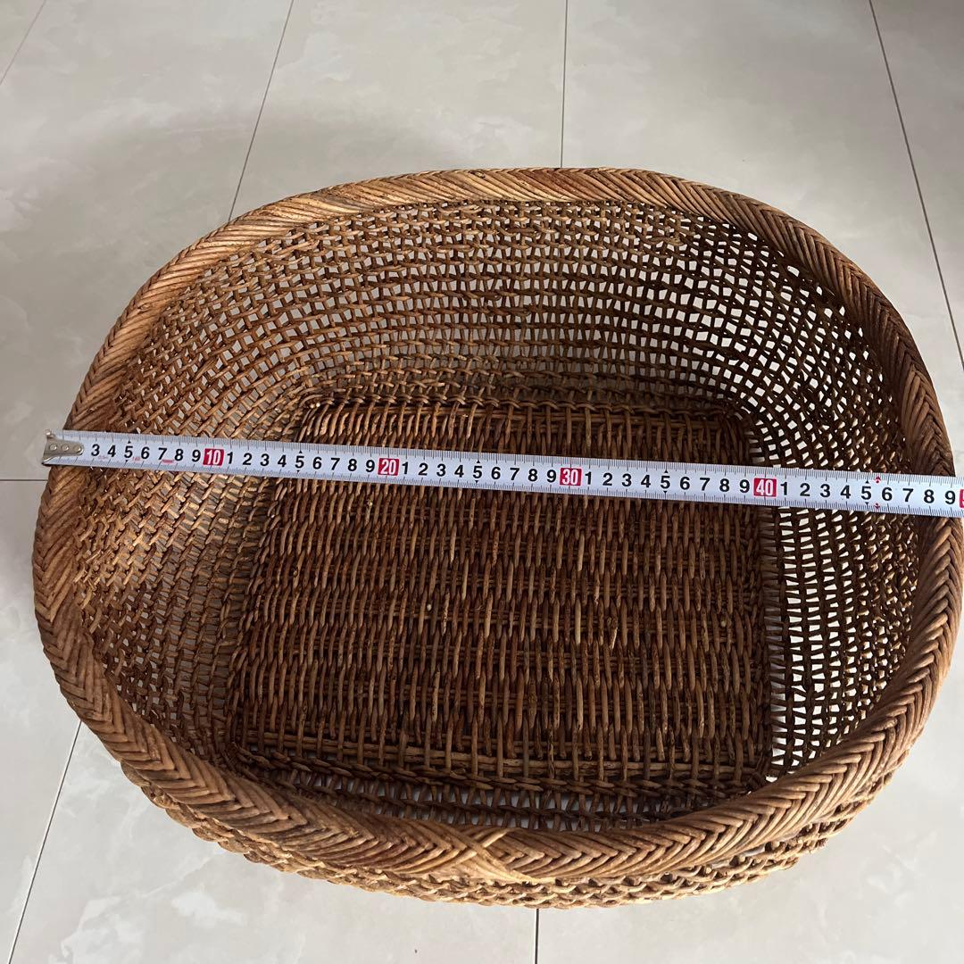 あけびバスケット　かご　スクエア籠　おしゃれ　収納　インテリア小物入れ　天然素材