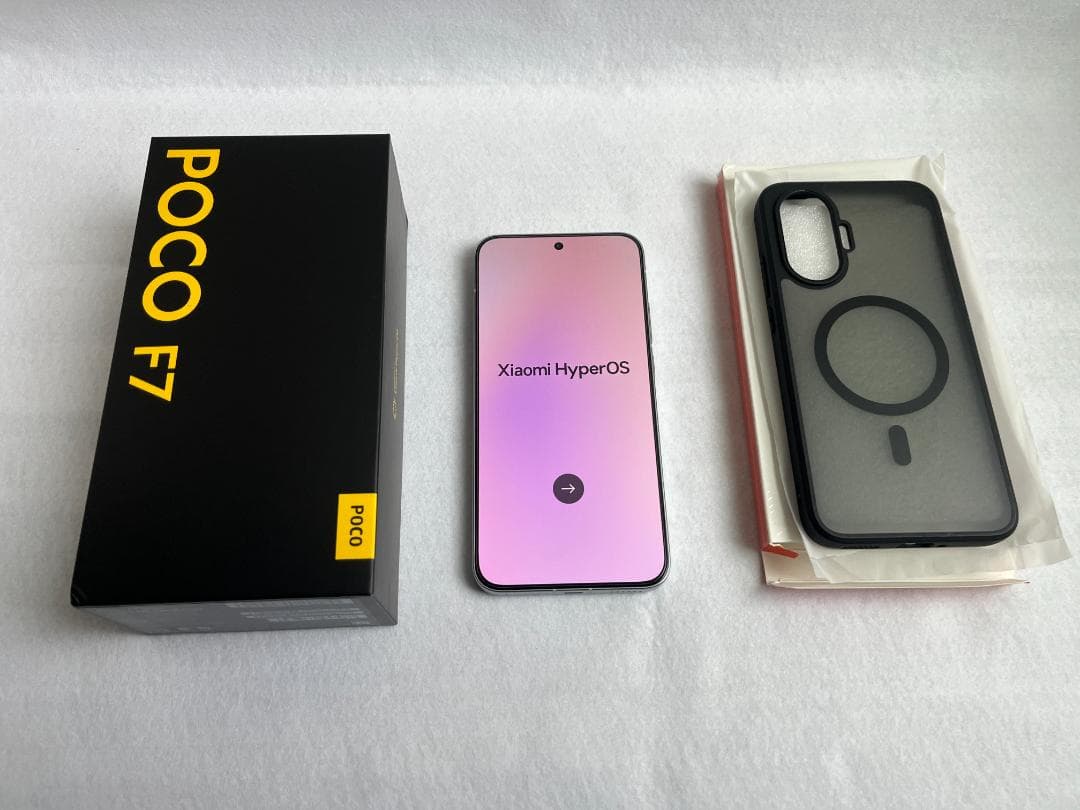Xiaomi POCO F7 シルバー 12GB 256GB 極美品