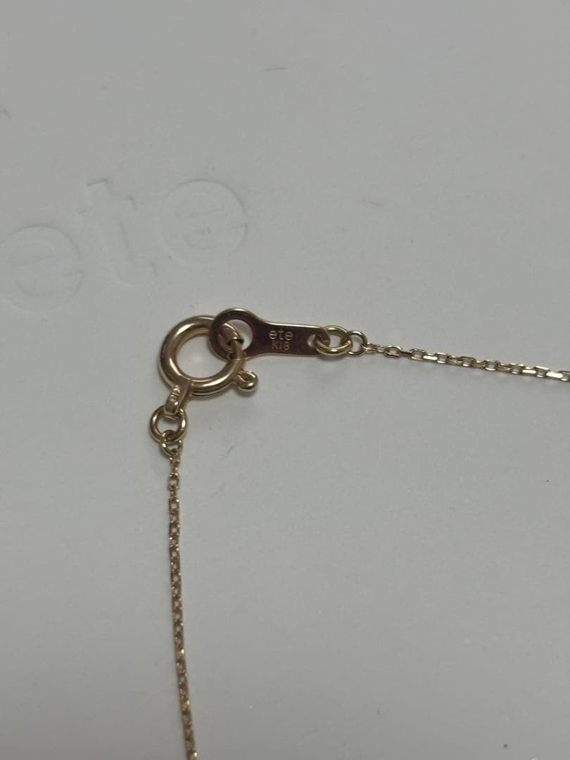 ete k18 ネックレス　値下げしました‪ ·͜·