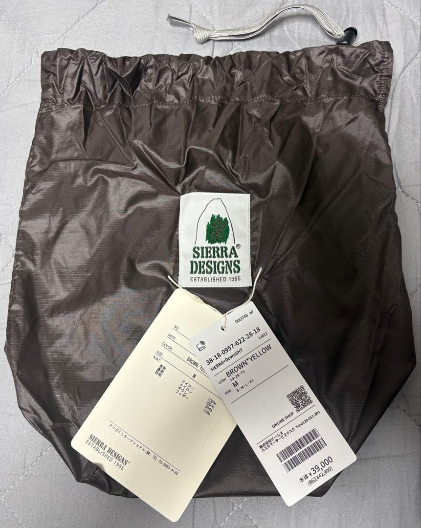 beams plus シェラデザイン 別注ダウンシャツ 現行品 2回着用