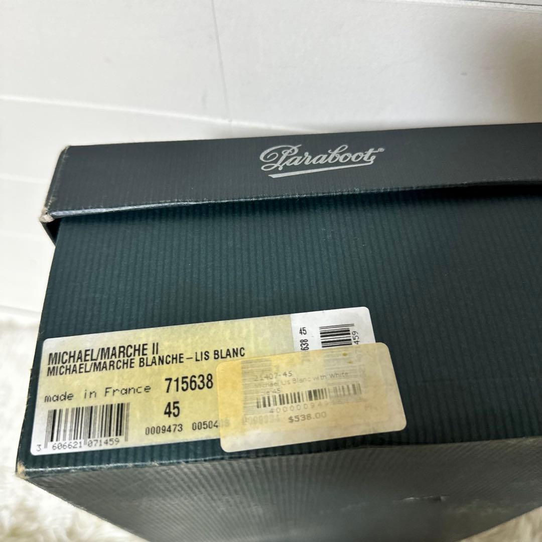 新品未使用✨Paraboot パラブーツ MICHAEL ミカエル ホワイト　白