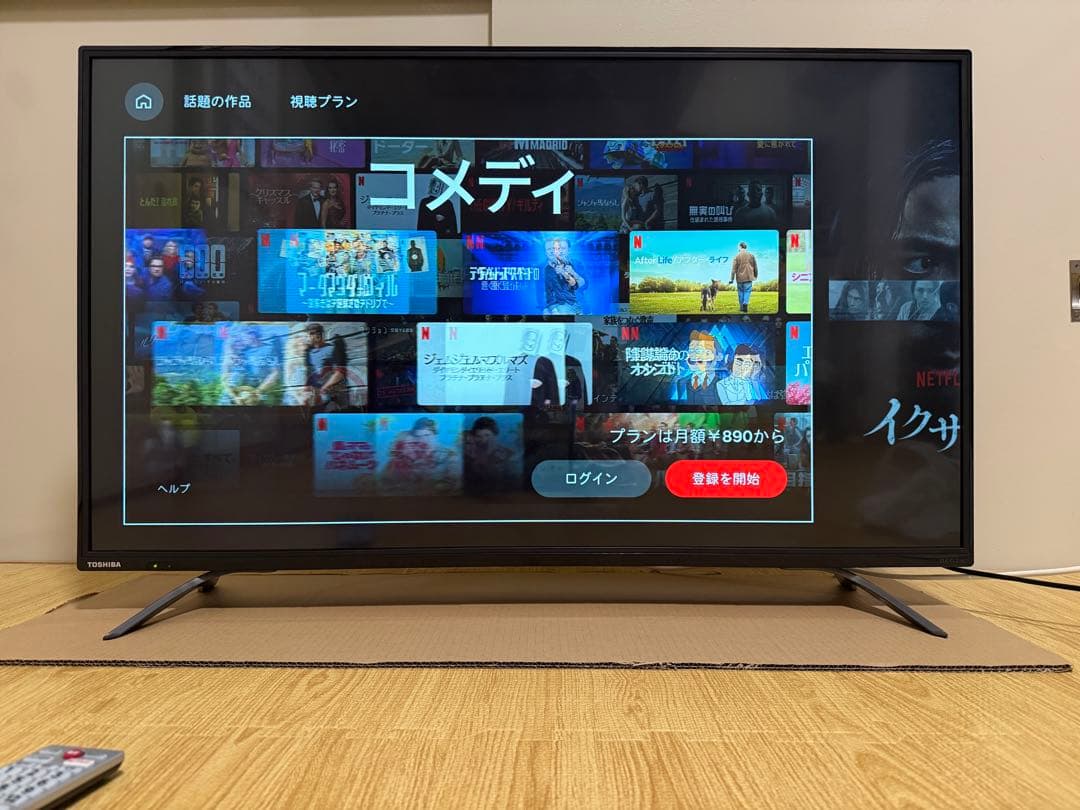 東芝　43C310X 43型2017年製⭕️上地、BS/CS動画可4k液晶テレビ