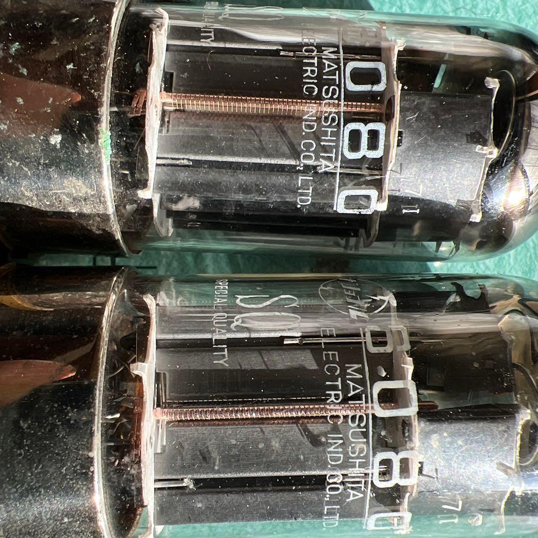 Matsushita 6080真空管 2本セット