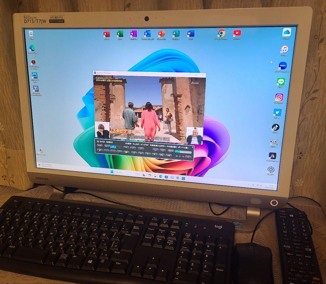 東芝 BSCS地デジW視聴 i7 HDD3TB 16GB Win11 25H2
