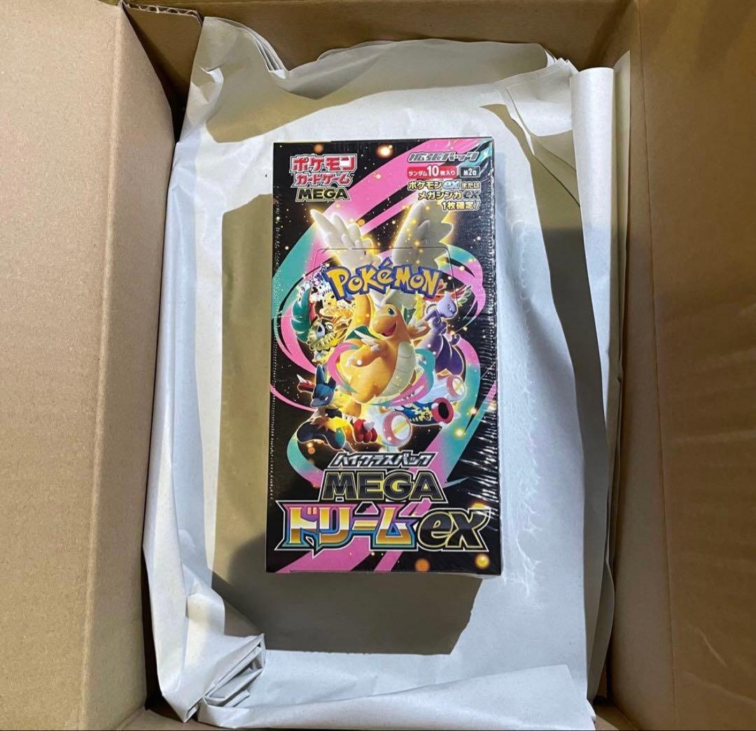 ✨シュリンク付き✨ポケモンカードゲーム MEGA ドリームEX 10パック入り