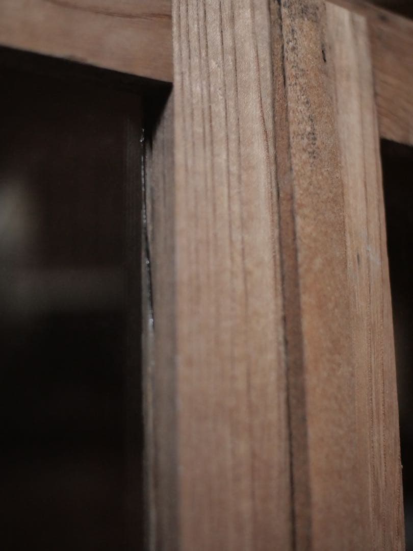 本箱　本棚　食器棚　棚　器　収納　古家具　古道具　アンティーク　昭和レトロ