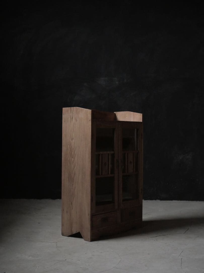 本箱　本棚　食器棚　棚　器　収納　古家具　古道具　アンティーク　昭和レトロ