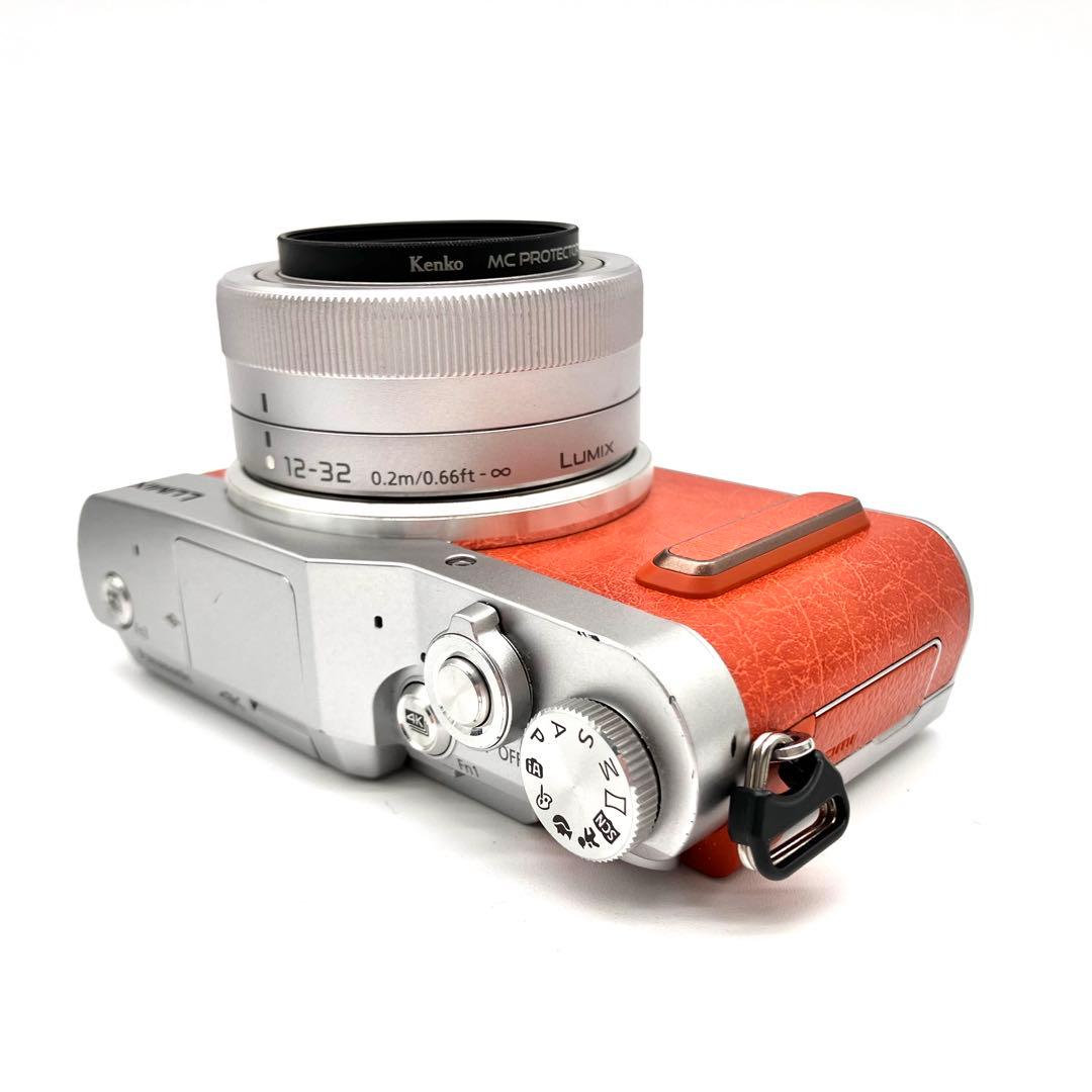 Wi-Fi対応 Panasonic DC-GF10 レンズキット　オレンジ