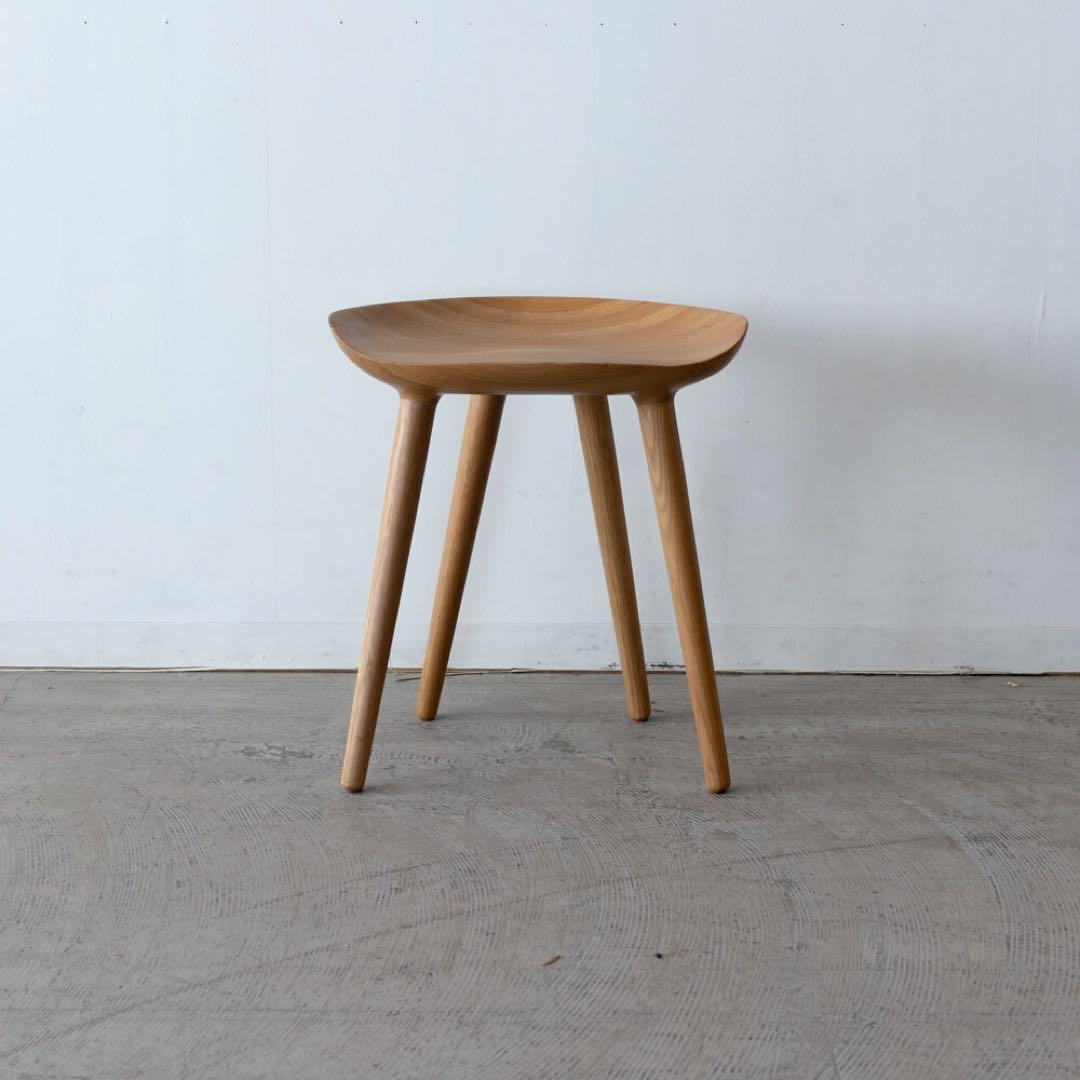 BRIDGE スツール [NA] ホワイトオーク無垢材 / オイル塗装