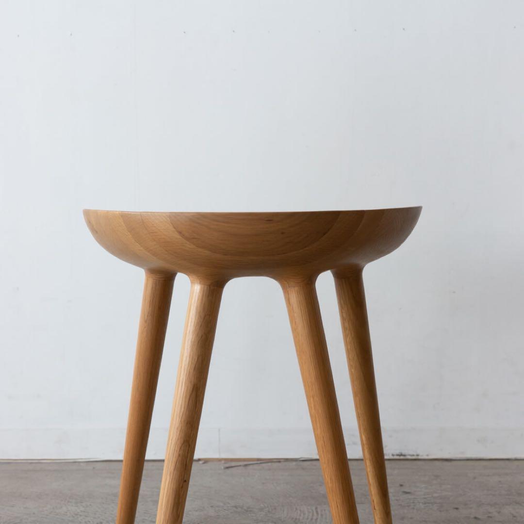 BRIDGE スツール [NA] ホワイトオーク無垢材 / オイル塗装