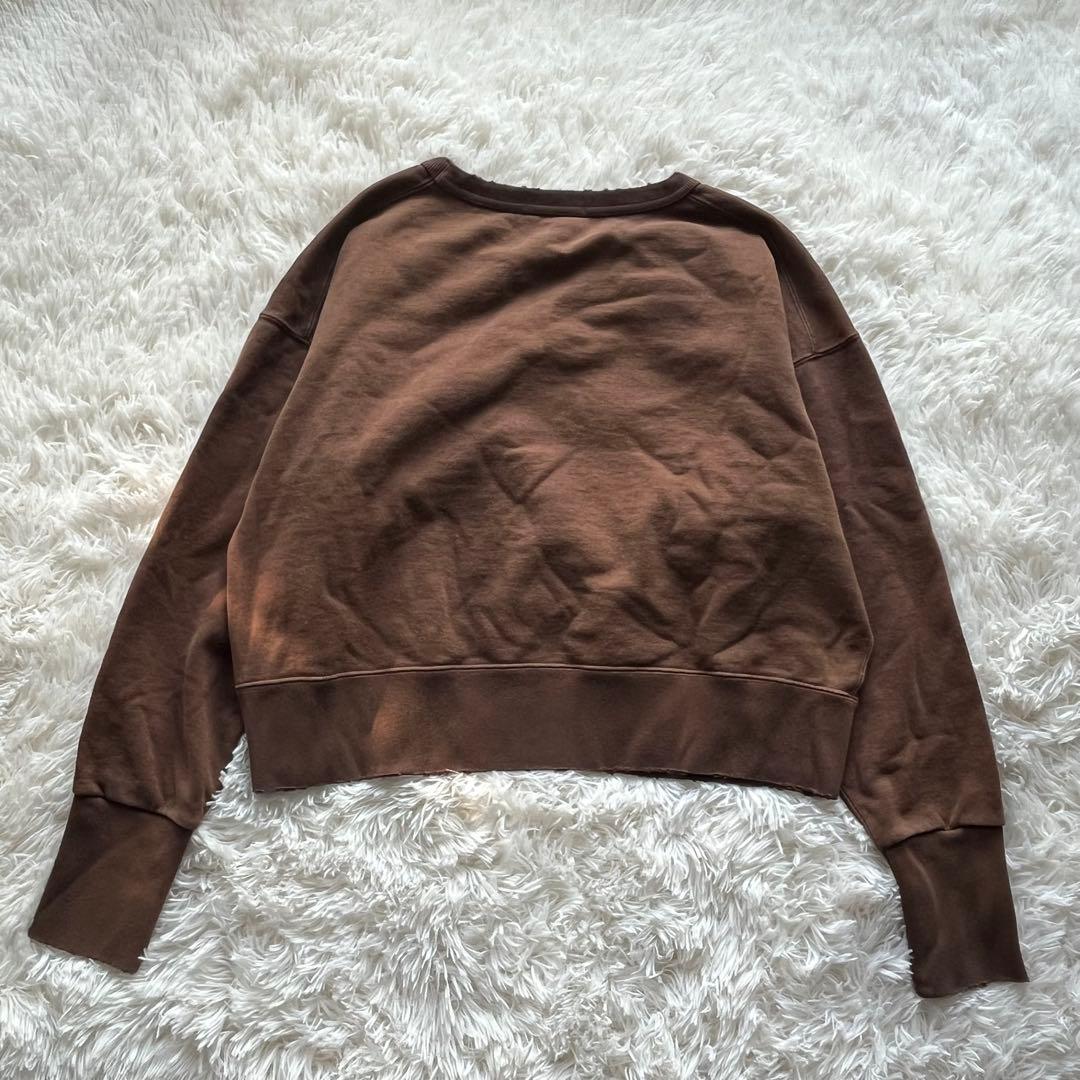 Whim Gazette ヴィンテージ加工　裏起毛　プルオーバー　スウェット