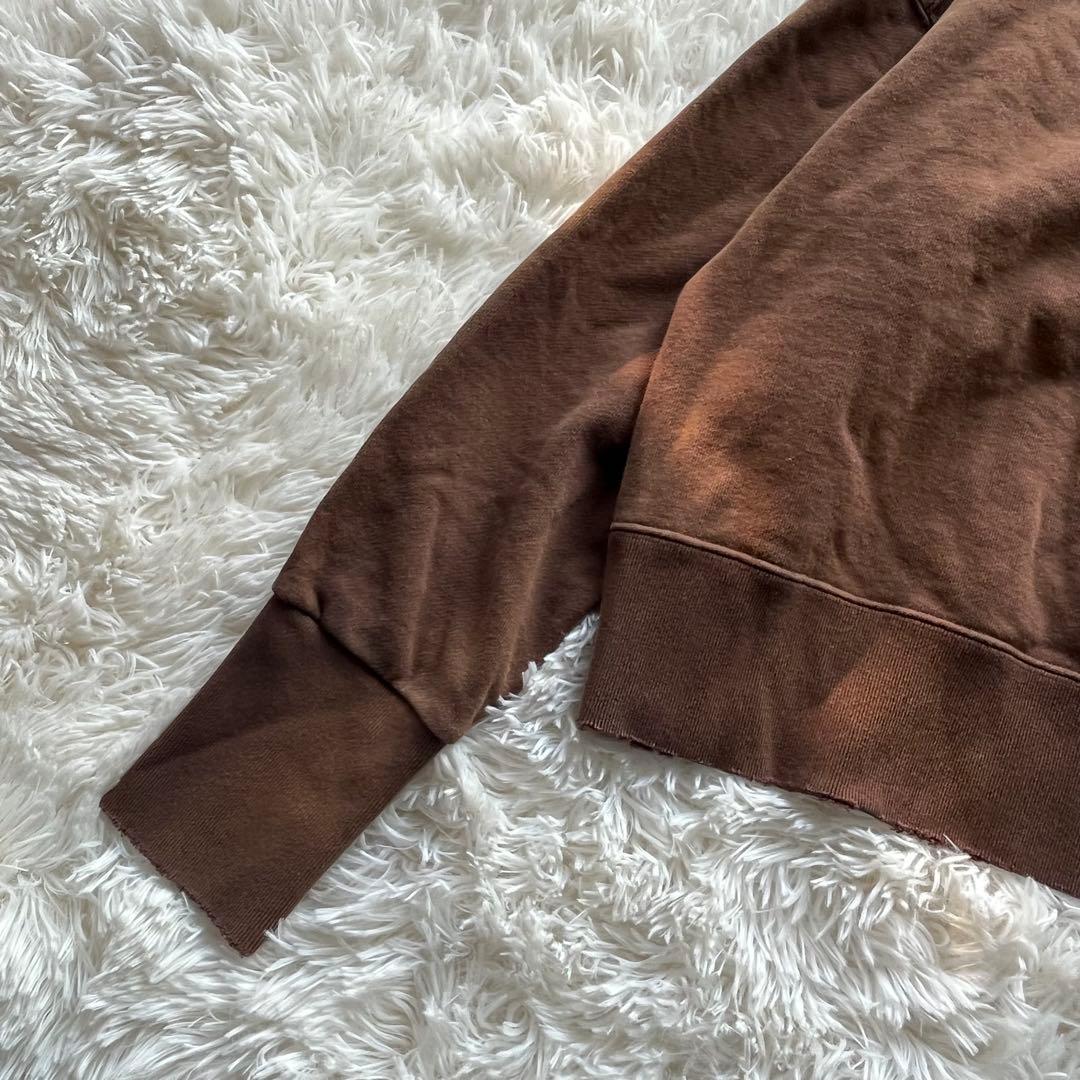 Whim Gazette ヴィンテージ加工　裏起毛　プルオーバー　スウェット