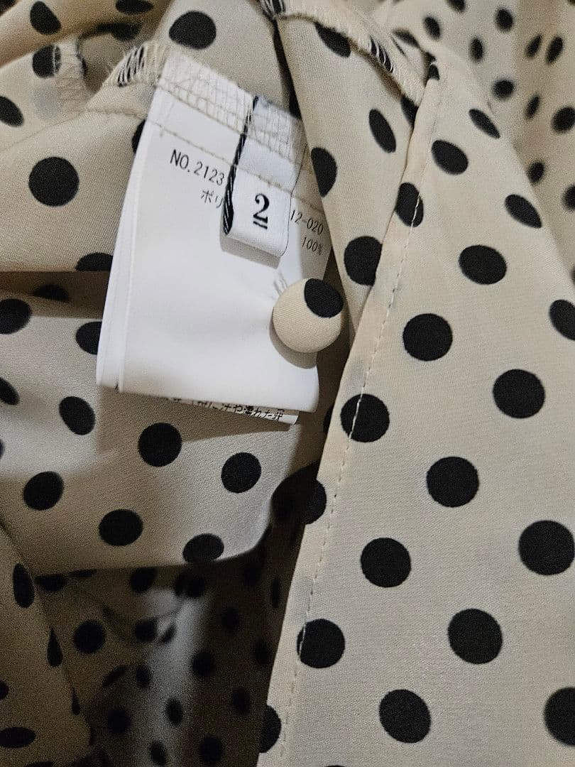 ルルウィルビードットボウタイブラウスLOULOU WILLOUGHBY