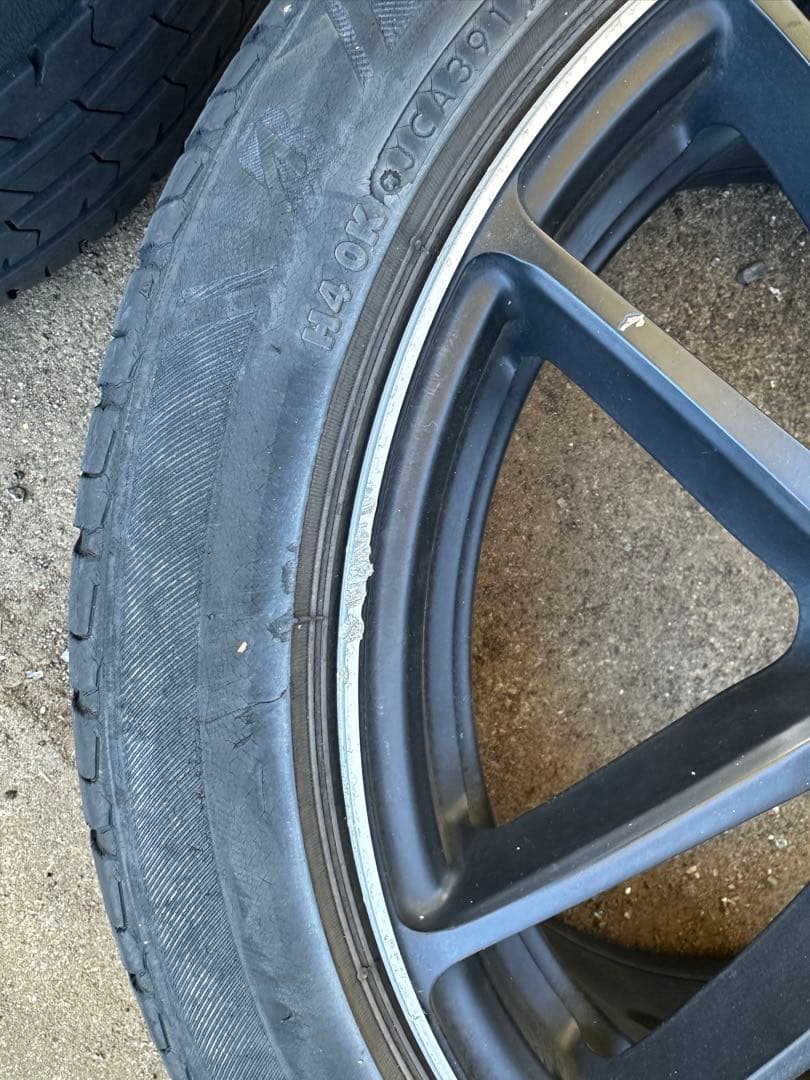 17インチ アルミホイールレイズ　RAYS g-games 五穴7J