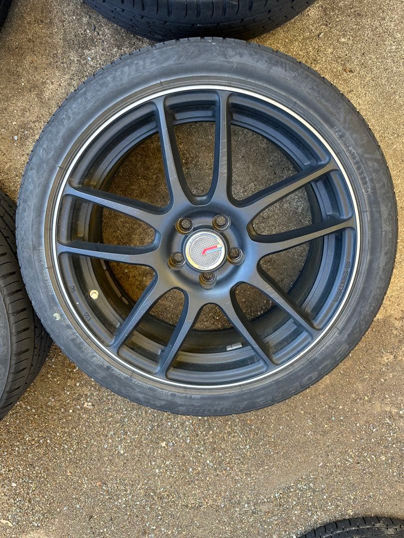 17インチ アルミホイールレイズ　RAYS g-games 五穴7J