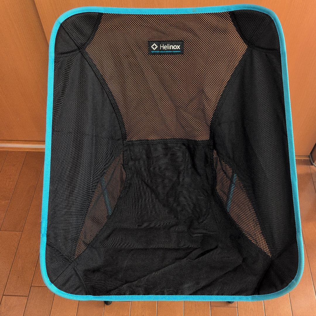Helinox アウトドアチェア ブラック/ブルー
