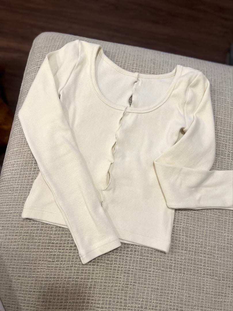 SHISHIKUI ホワイト 長袖トップス