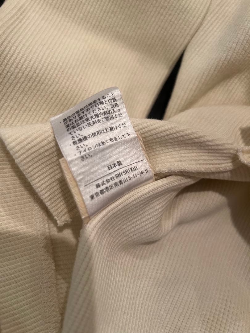 SHISHIKUI ホワイト 長袖トップス