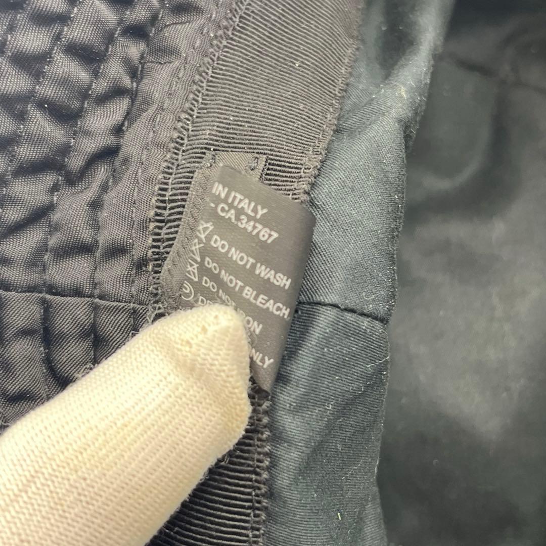 【美品】PRADA バケットハット　三角ロゴ　M 56cm ナイロン　正規品