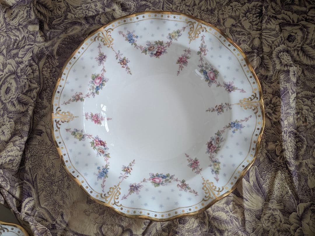 No2.ロイヤルクラウンダービーロイヤルアントワネット26㎝未使用スーププレート