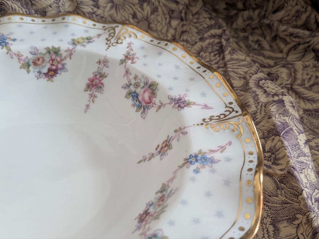 No2.ロイヤルクラウンダービーロイヤルアントワネット26㎝未使用スーププレート