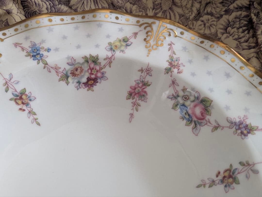 No2.ロイヤルクラウンダービーロイヤルアントワネット26㎝未使用スーププレート