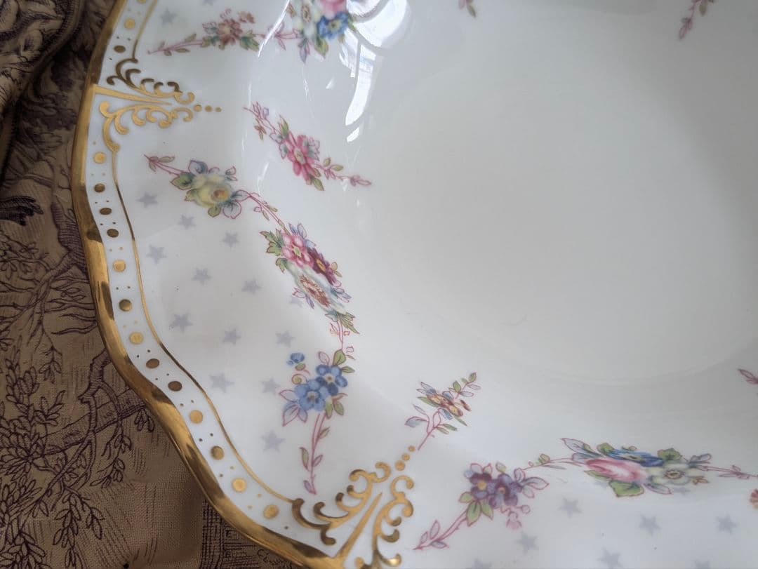 No2.ロイヤルクラウンダービーロイヤルアントワネット26㎝未使用スーププレート