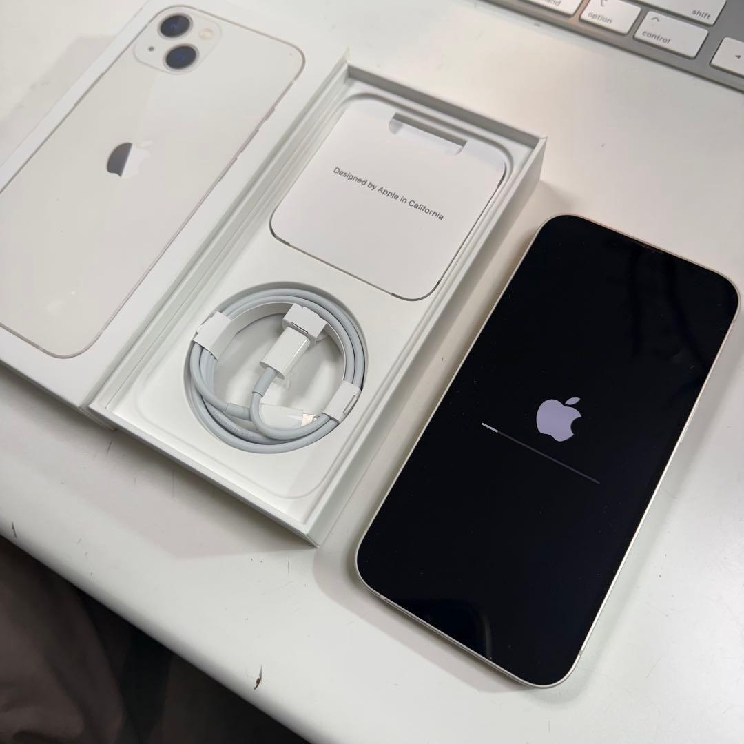 【超美品】iPhone13 128GB ディスプレー交換バッテリー100%