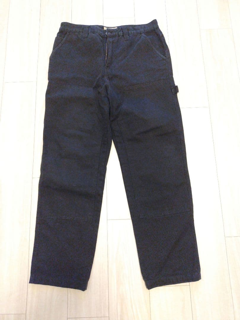 stussy　Canvas Work pants ダブルニー 34