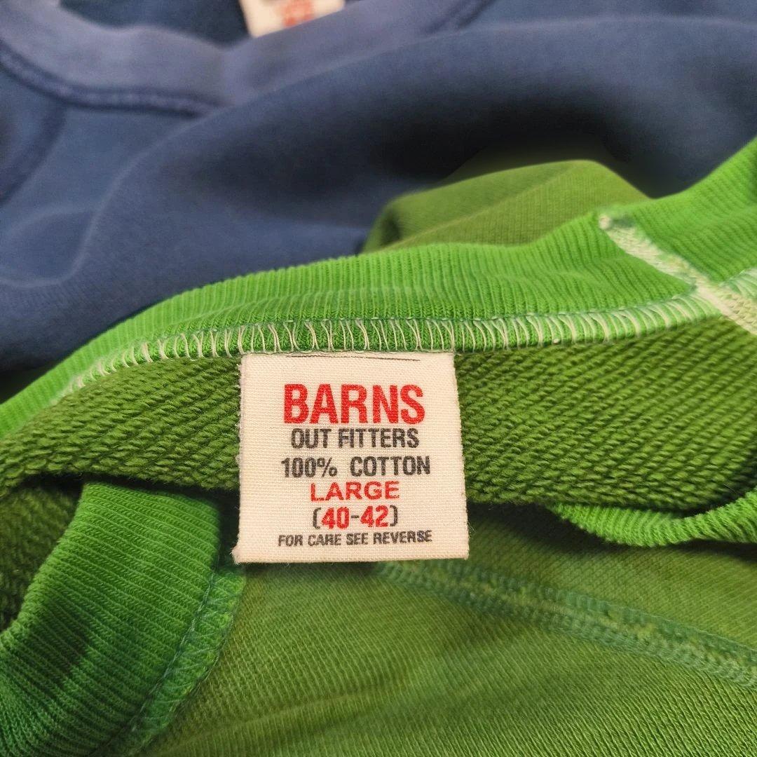 バーンズBurnsヴィンテージ　ラグランスウェット 3色セット　Lサイズ